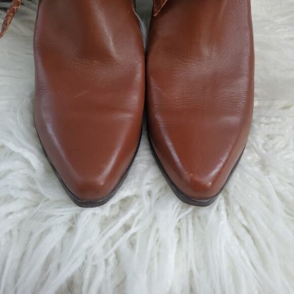 Scruples Brown Soft Leather Riding Boots 6.5 - Picture 6 of 14